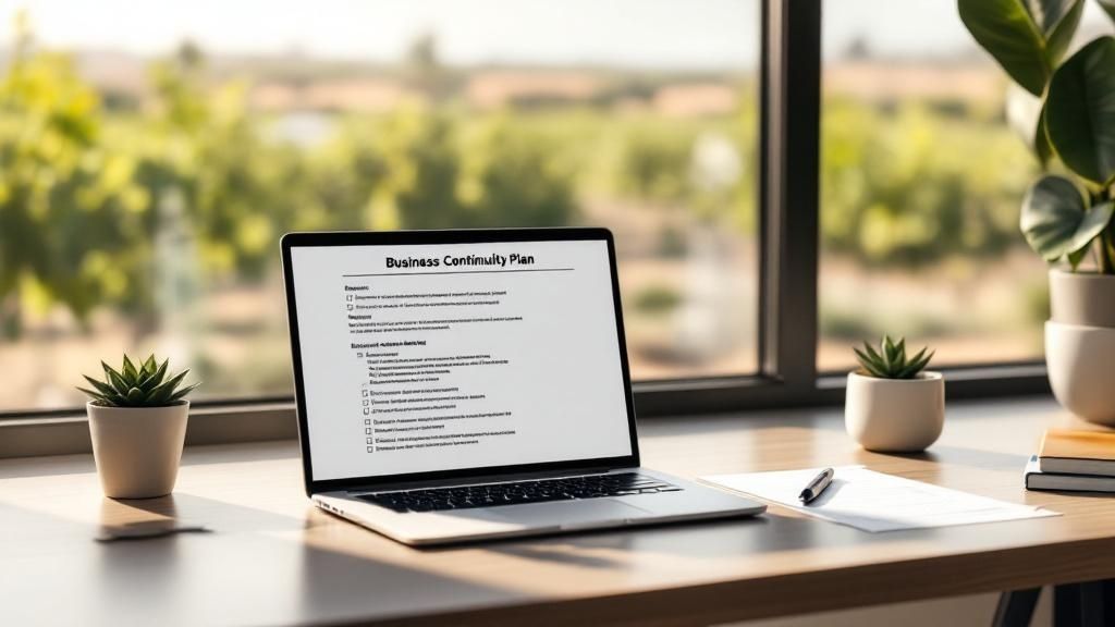 Your Business Continuity Plan Template for Salinas & Monterey County